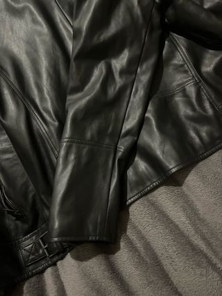 Cazadora Mango Hombre Talla L Negra