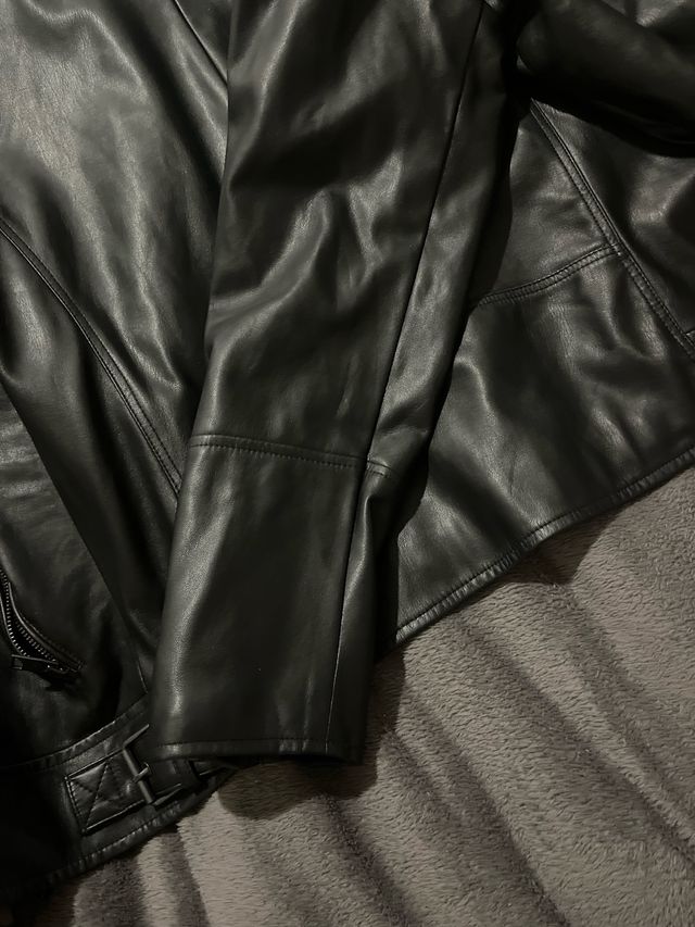 Cazadora Mango Hombre Talla L Negra