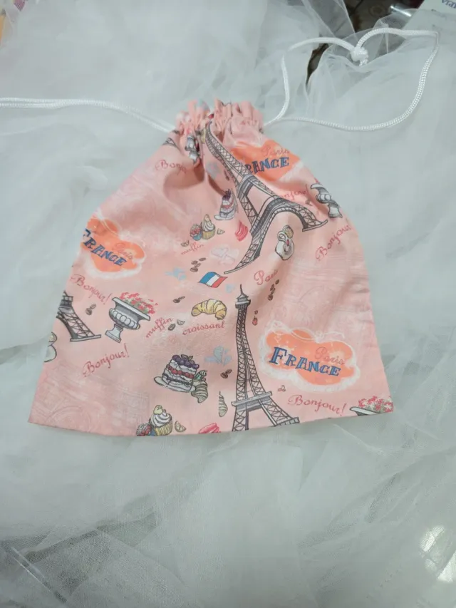 Bolsa de tela con diseño de París