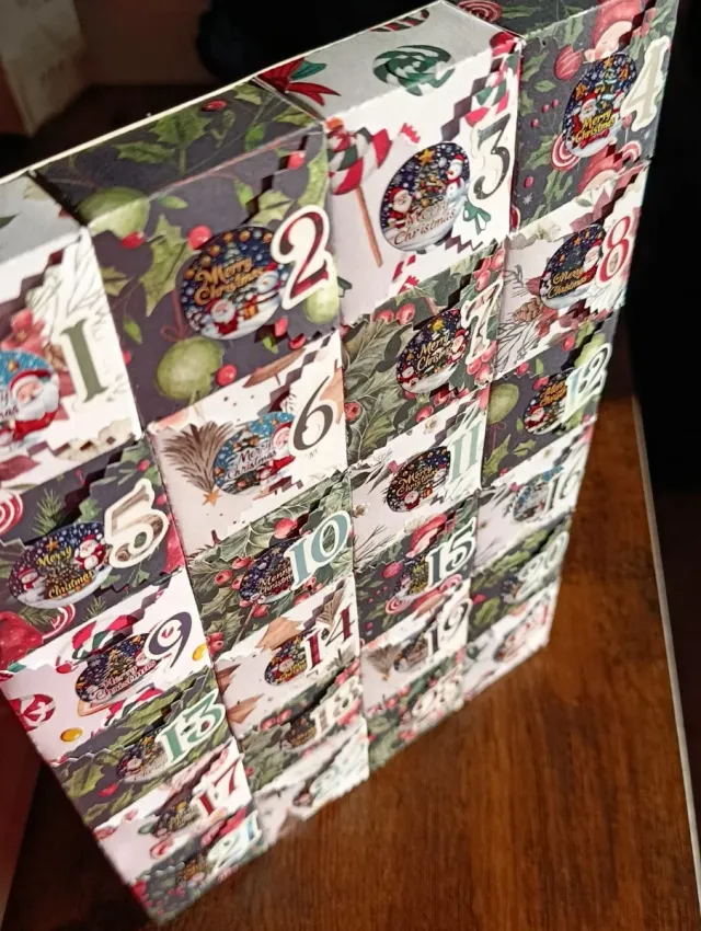 Calendario Avvento Natale Carta