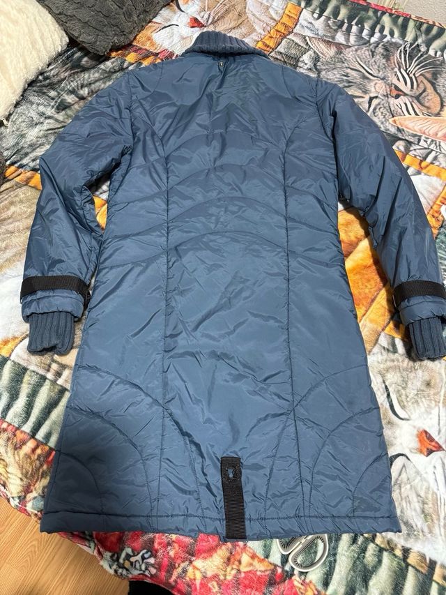 Abrigo de invierno largo ROX azul talla M