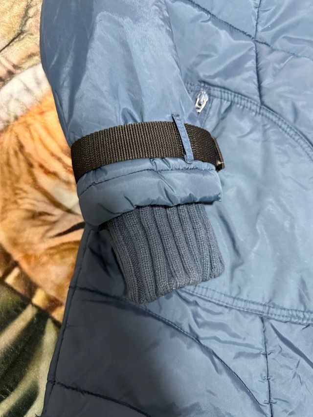 Abrigo de invierno largo ROX azul talla M