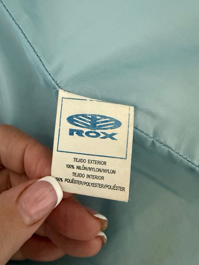 Abrigo de invierno largo ROX azul talla M