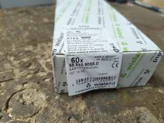 Terminal carril DIN para toma de tierra