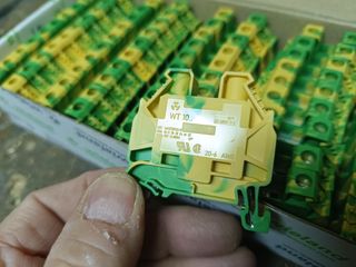 Terminal carril DIN para toma de tierra