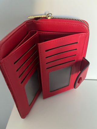 Cartera Billetera Roja Cocodrilo