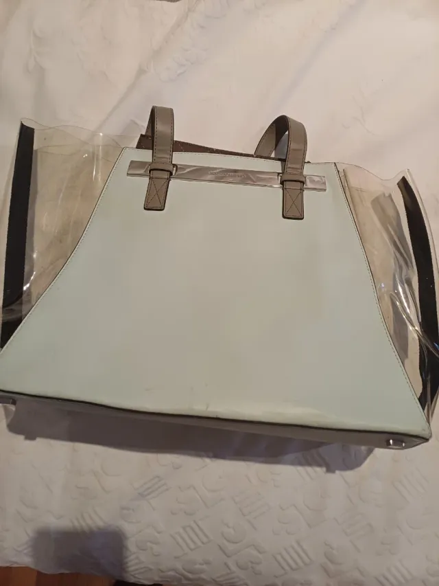 Bolso blanco no imitación