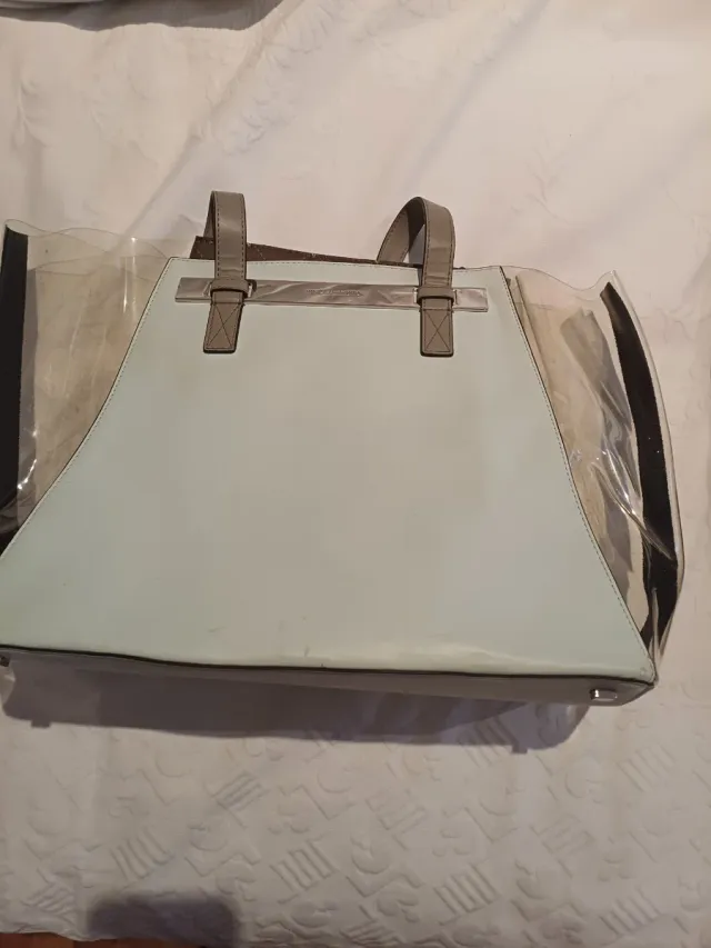 Bolso blanco no imitación