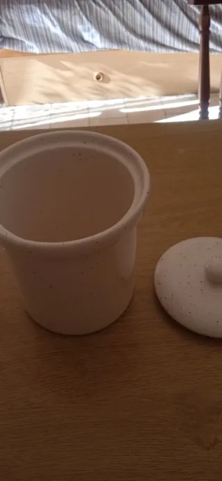 Porta biscotti in ceramica