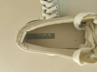 Zapatillas lona verde cordones talla 39