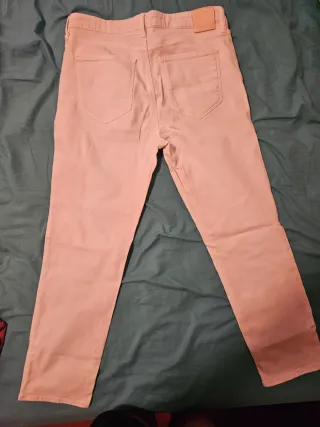 Pantalón beige Massimo Dutti mujer