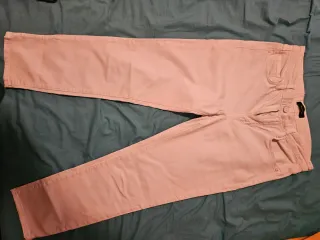 Pantalón beige Massimo Dutti mujer