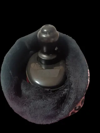 Cuello-bufanda leopardo rosa y negro