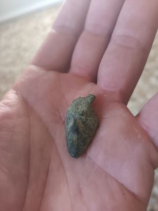 Lote monedas y objetos romanos