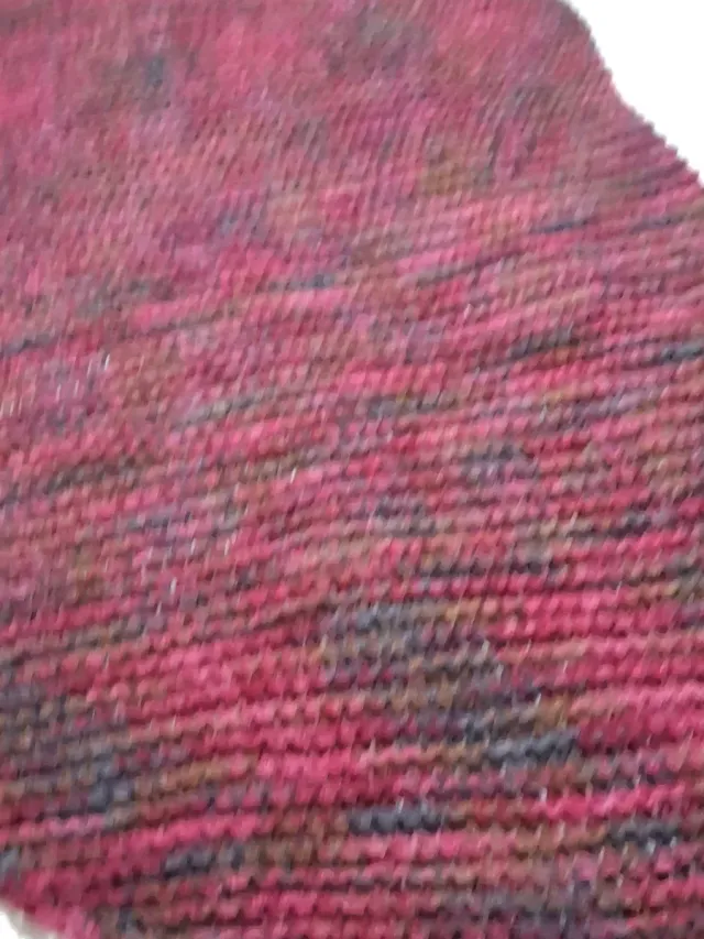 Manton grande pico moteado,a mano