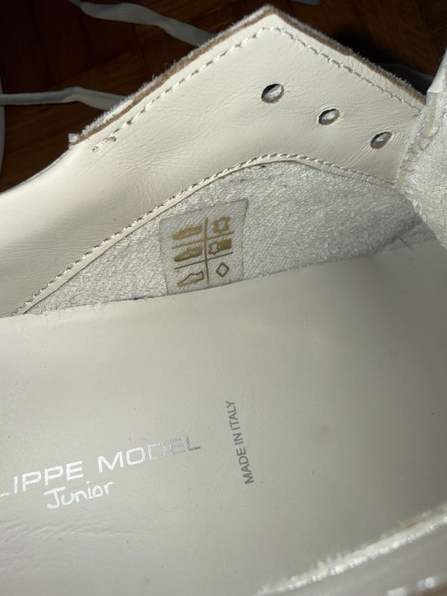 Scarpe Philippe Model bianche e gialle