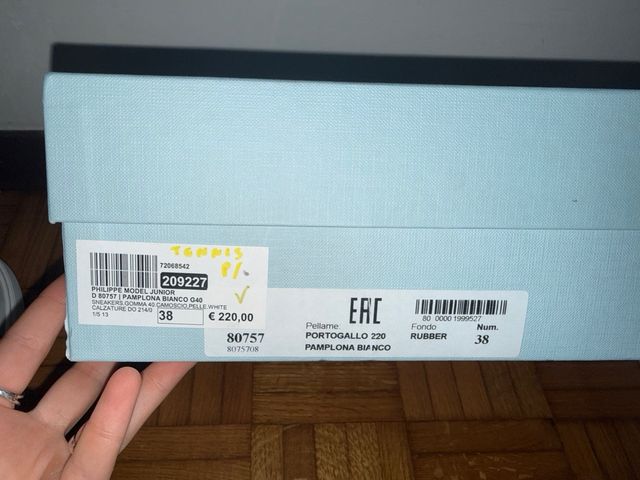 Scarpe Philippe Model bianche e gialle