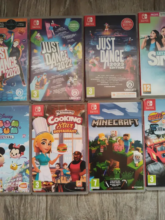 14 scatole vuote Nintendo Switch