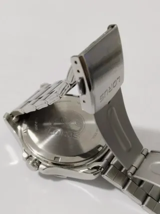 Reloj Lorus Solar 10 BAR Negro/Plata