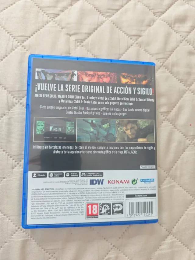Metal Gear Solid Master Collection PS5