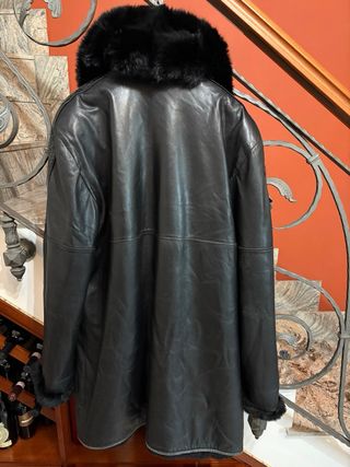 Giacca donna in vera pelle double face