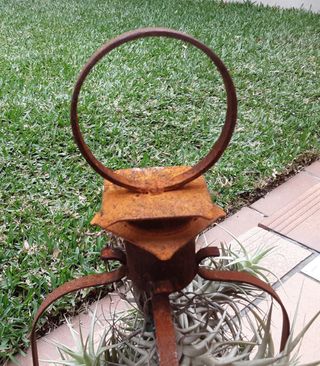 JAULA ÓXIDO CON TILLANDSIA