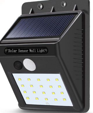 Lámpara para exterior con panel solar