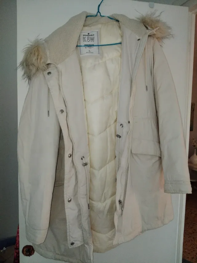 Parka Springfield térmica beige Talla L