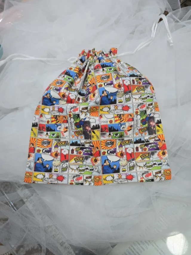 Bolsa de merienda con cómic