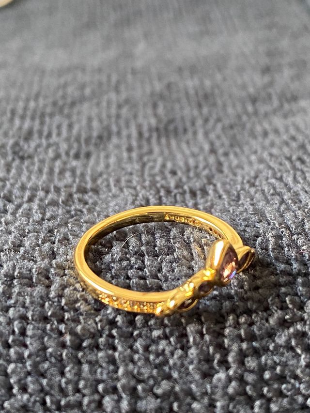 Anillo dorado plata Rapunzel