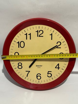 Orologio da parete Guzzini rosso