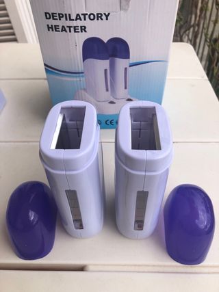 Calentador cera depilatoria 2 bases + 3 cartuchos