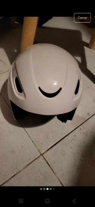 Casco de esquí para niña Tecnogro,usado 2 veces!!