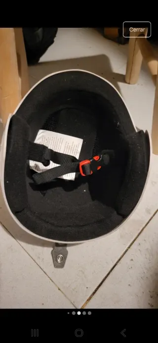 Casco de esquí para niña Tecnogro,usado 2 veces!!