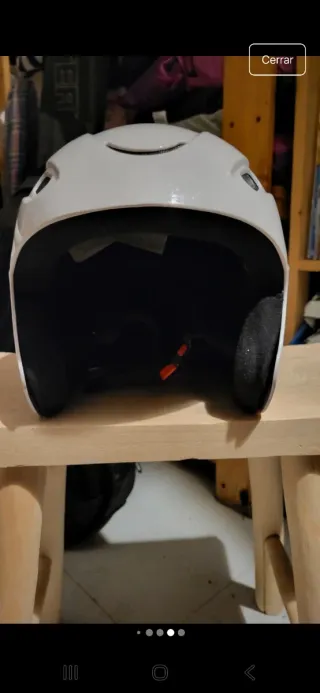 Casco de esquí para niña Tecnogro,usado 2 veces!!