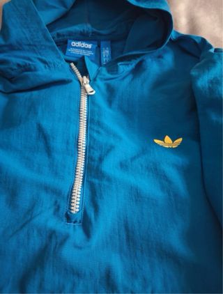 Sudadera Adidas Azul con Capucha