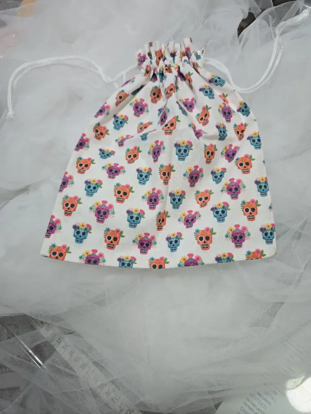 Bolsa de merienda calaveras