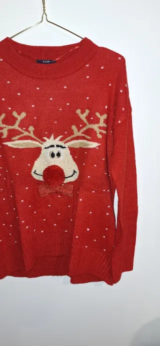 Jersey Navideño Reno Rojo