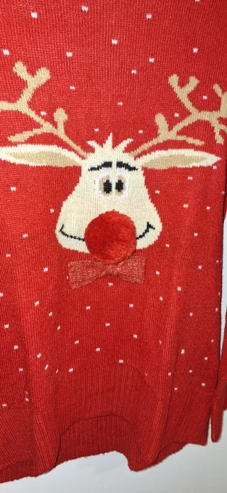 Jersey Navideño Reno Rojo