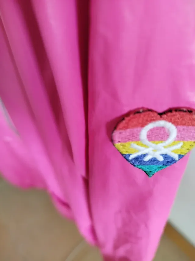 Chaqueta Benetton niña rosa 10-11