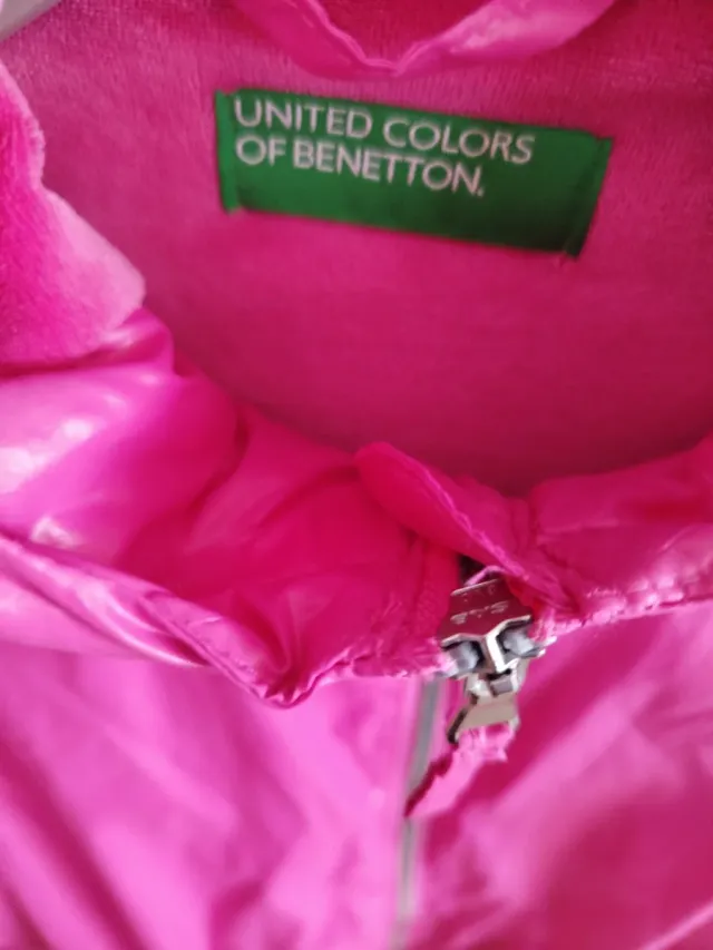 Chaqueta Benetton niña rosa 10-11