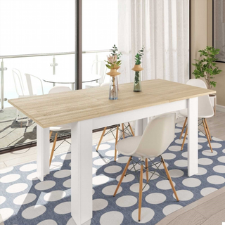 Mesa Comedor Kendra Extensible. Roble Canadian y