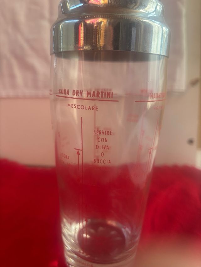 Shaker Vintage Vetro Anni '60