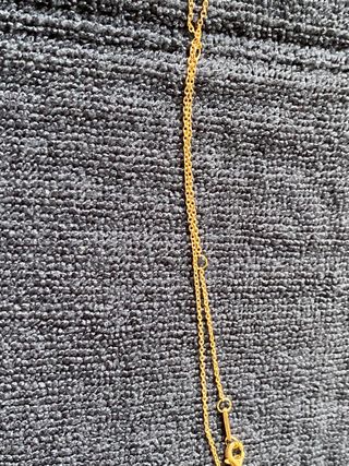 Collar Corazón Rosa con Circonitas plata