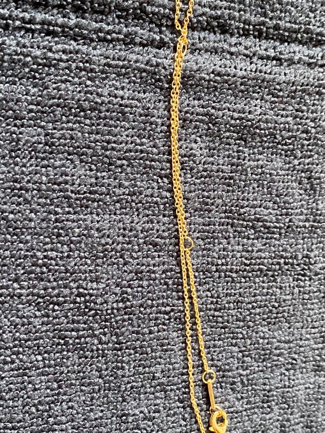 Collar Corazón Rosa con Circonitas plata