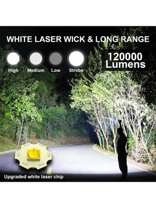 Linterna LED Alta Potencia 120000lm