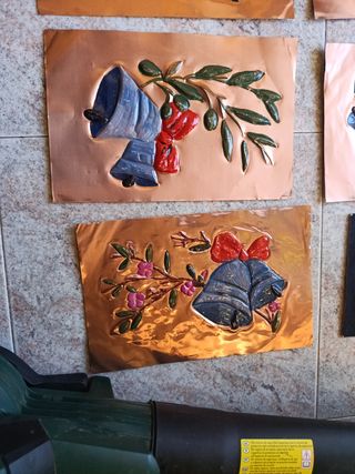 Ritratto quadro foglio in rame