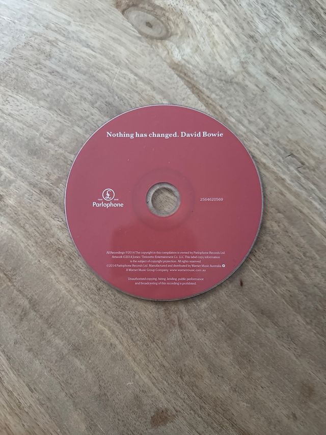 CD David Bowie - Nothing Has Changed. Sin portacd
