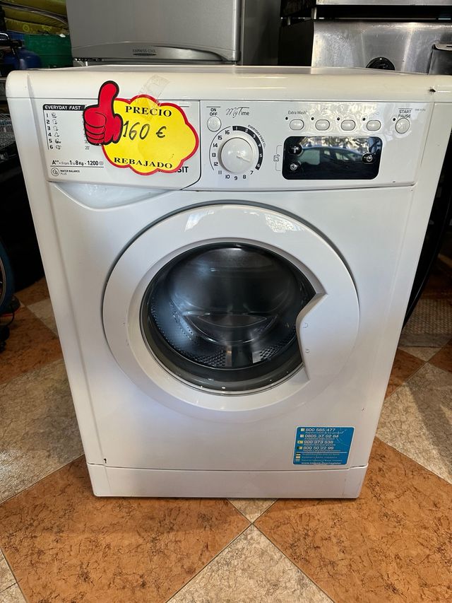 Lavadora Indesit 8Kg 1200 RPM