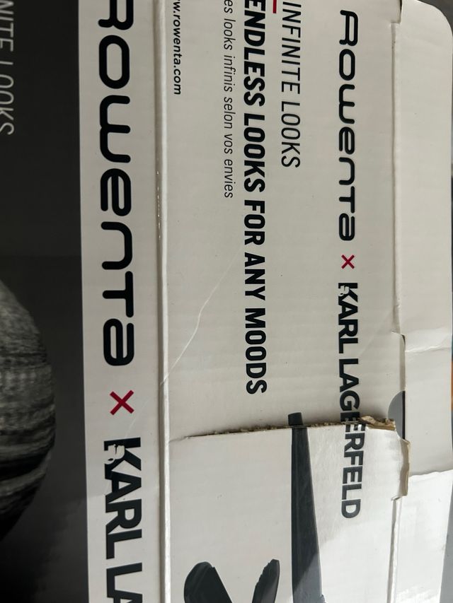 Plancha pelo Rowenta x Karl Lagerfeld